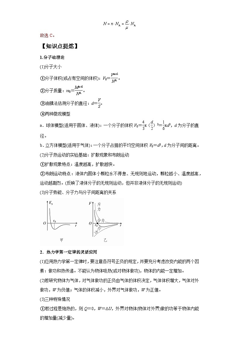 2024届新教材新高考二轮复习 专题17 热学 题型归纳与变式训练（含解析）第3页
