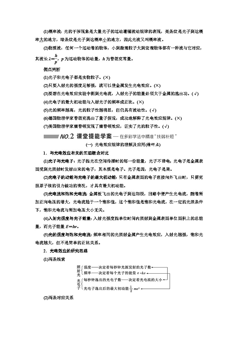 高中物理一轮复习材料 知识点 第十五章：原子物理第2页