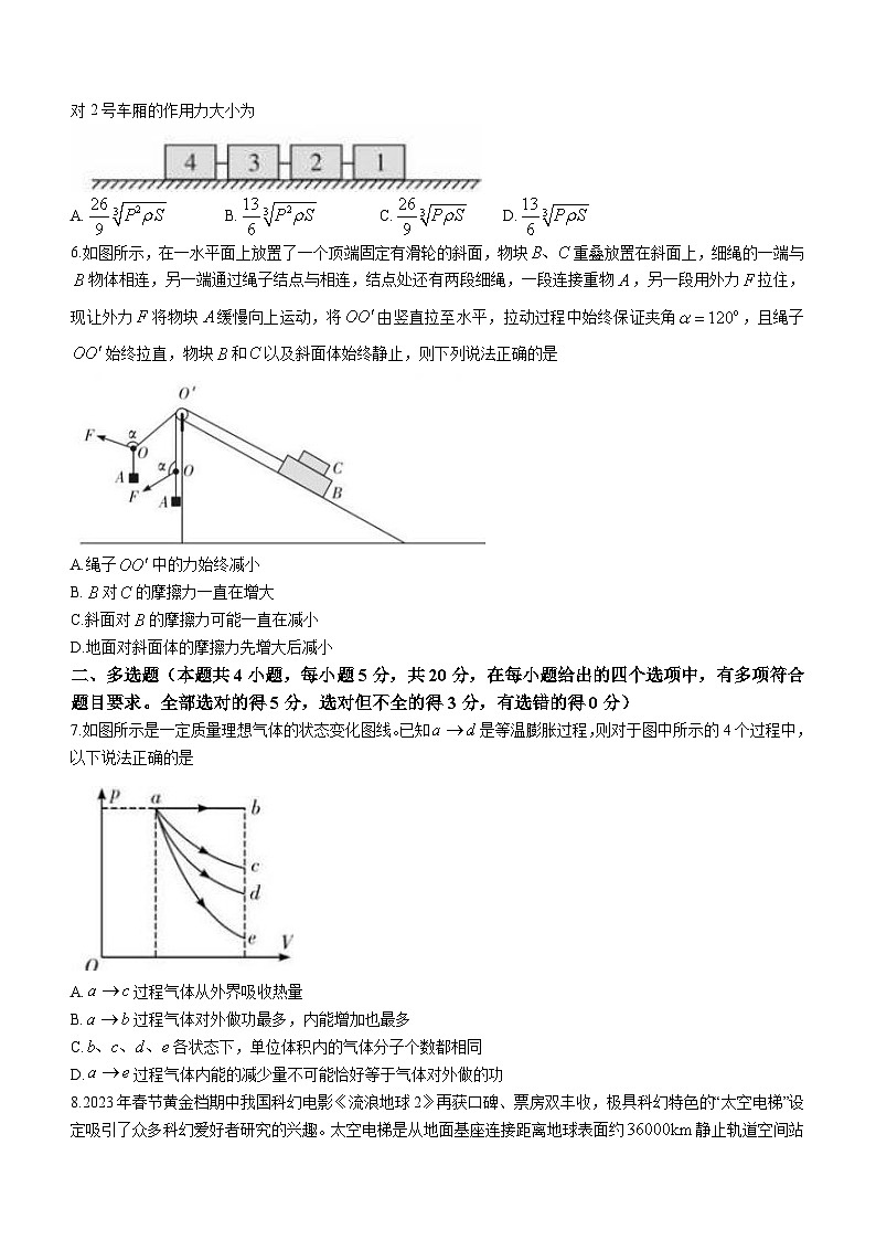 2024长沙雅礼中学高三下学期月考（七）物理试题含解析第3页