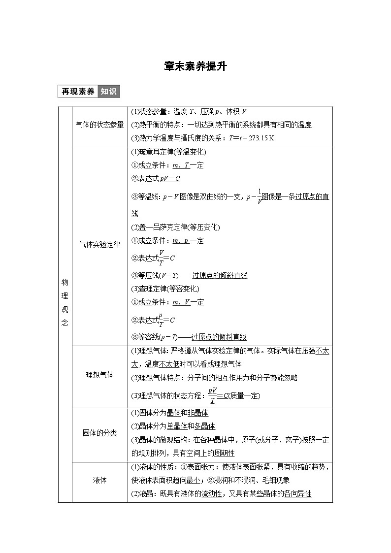 2024年高中物理新教材同步学案 选择性必修第三册  第2章 章末素养提升（含解析）第1页