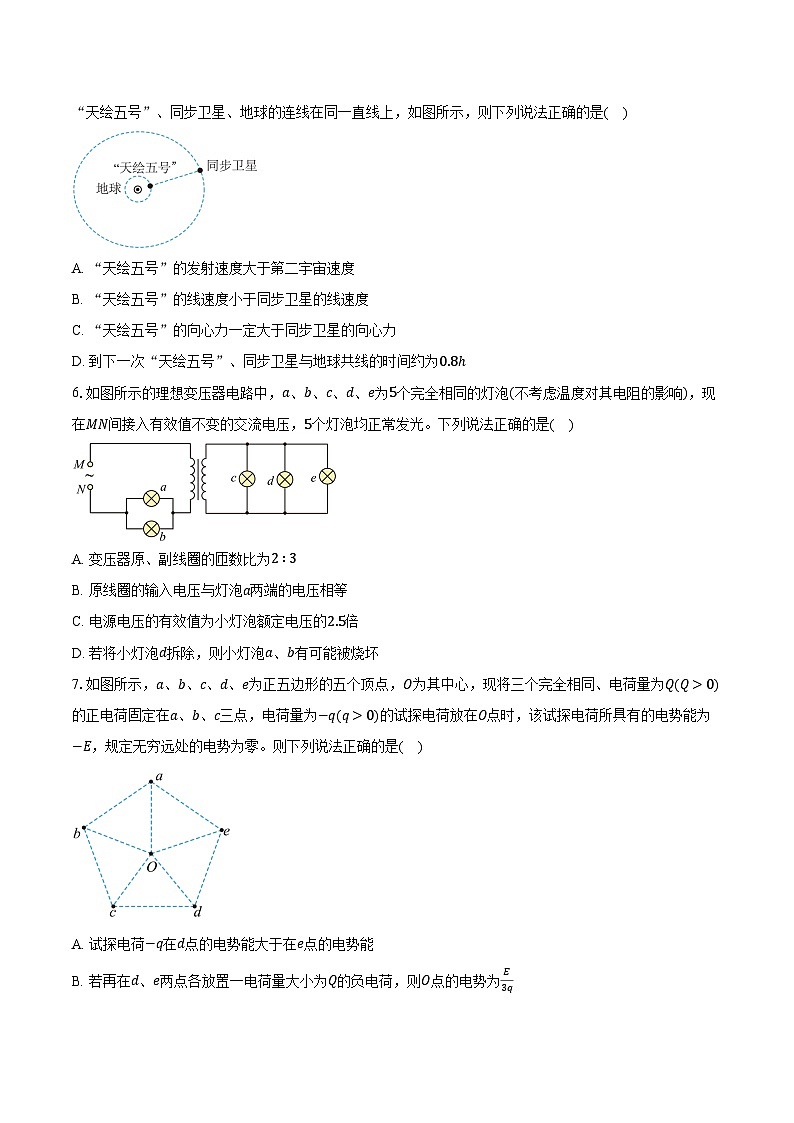 2023-2024学年山东省菏泽市东明县第一中学高三（下）开学考试物理试卷（含解析）第3页