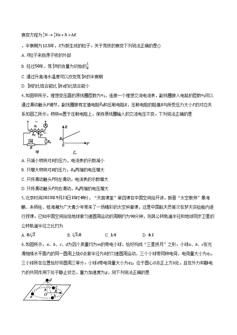 2023-2024学年辽宁省名校联盟高三（下）联合考试物理试卷（3月）（含解析）第2页