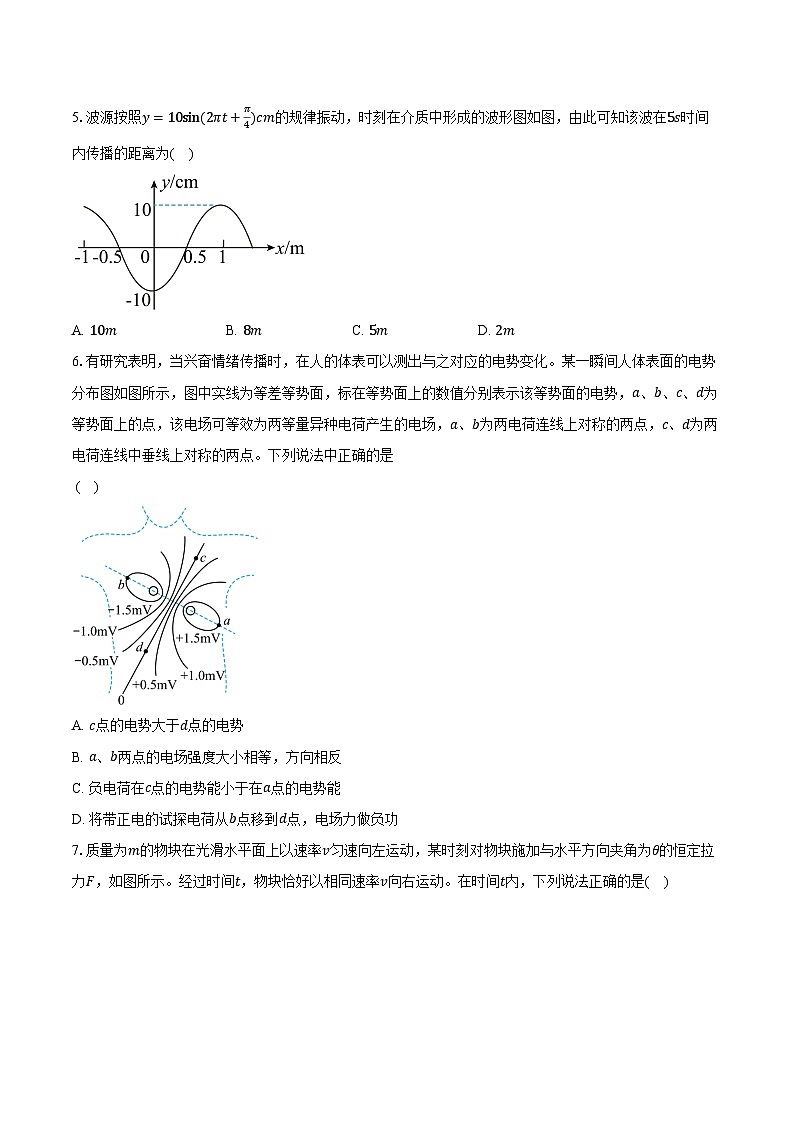 2023-2024学年辽宁省锦州市北镇市满族高级中学高三（下）第一次月考物理试卷（含解析）第2页