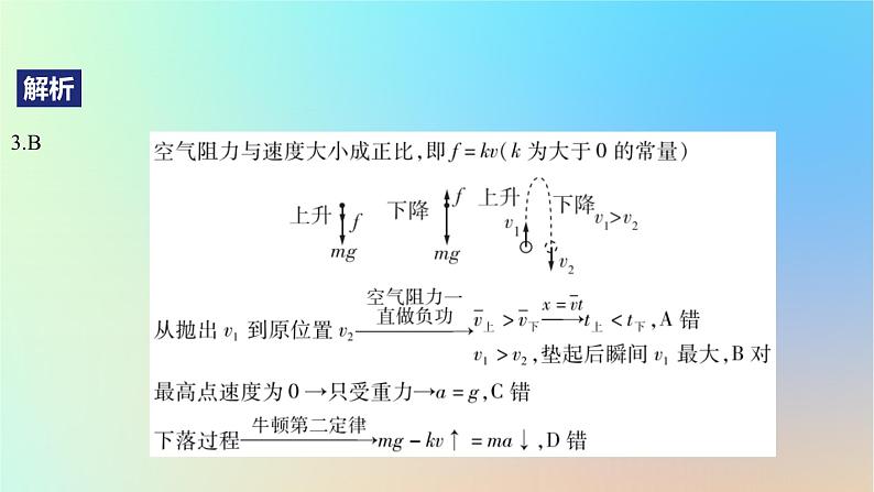 2025版高考物理一轮复习真题精练专题三牛顿运动定律第5练牛顿三大定律课件第6页