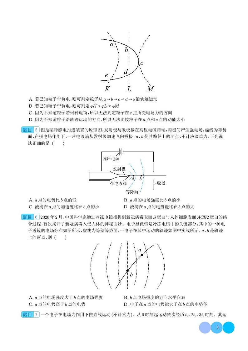 速度线与力线法巧解带电粒子在电场中运动问题（学生版）第3页