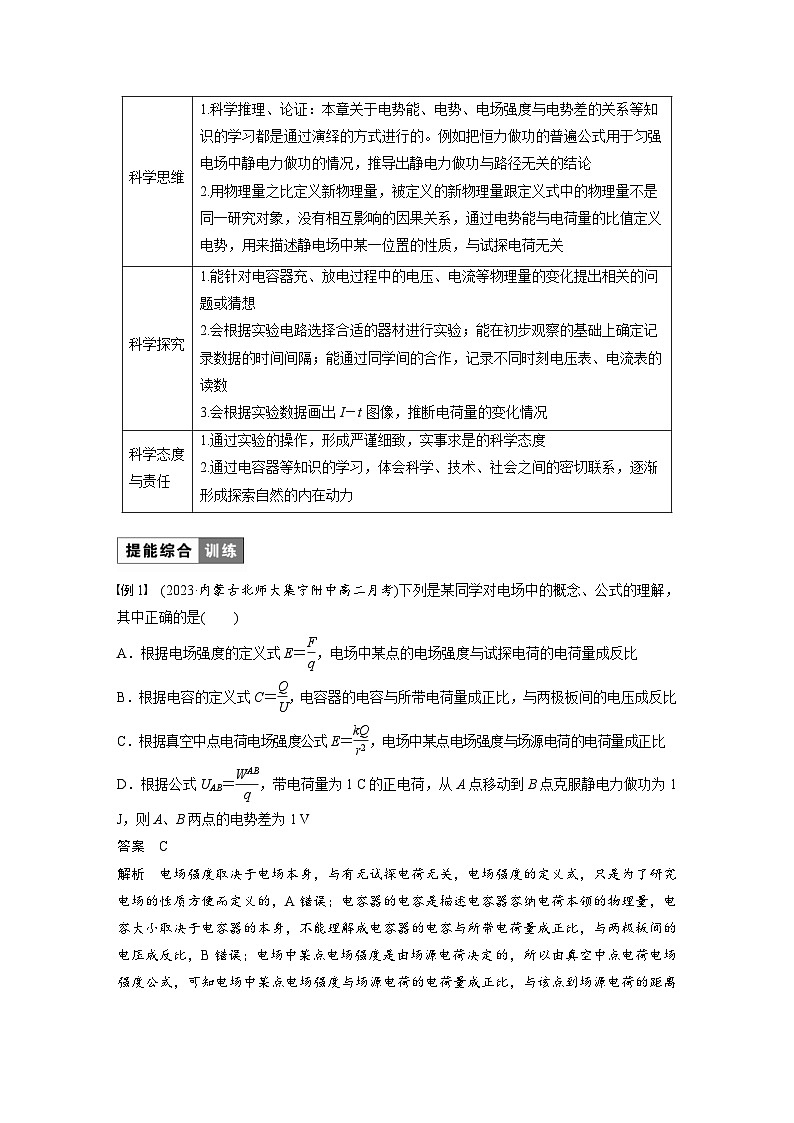 2024年高中物理新教材同步学案 必修第三册  第10章　章末素养提升（含解析）第2页