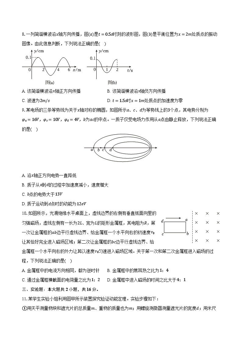 2024年广西柳州高中、南宁三中高考物理二模试卷（含解析）03