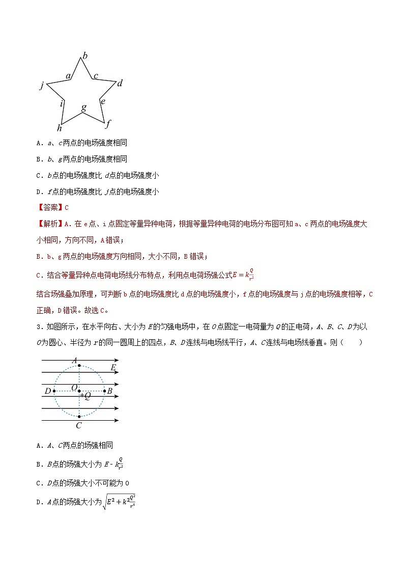 专题50场强的叠加   特殊带电体电场强度的计算方法 （解析版）第2页