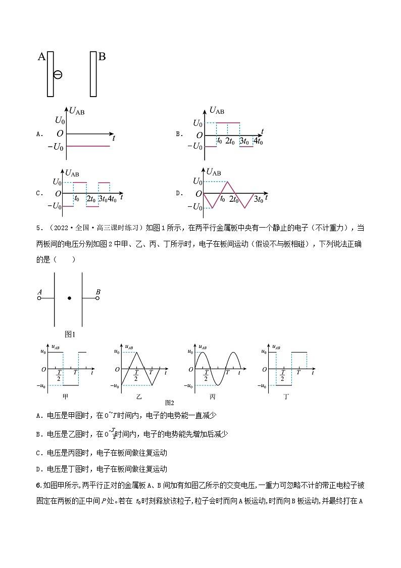专题55带电粒子(体)在电场中的运动之交变电场-2023届高三物理一轮复习重难点逐个突破03