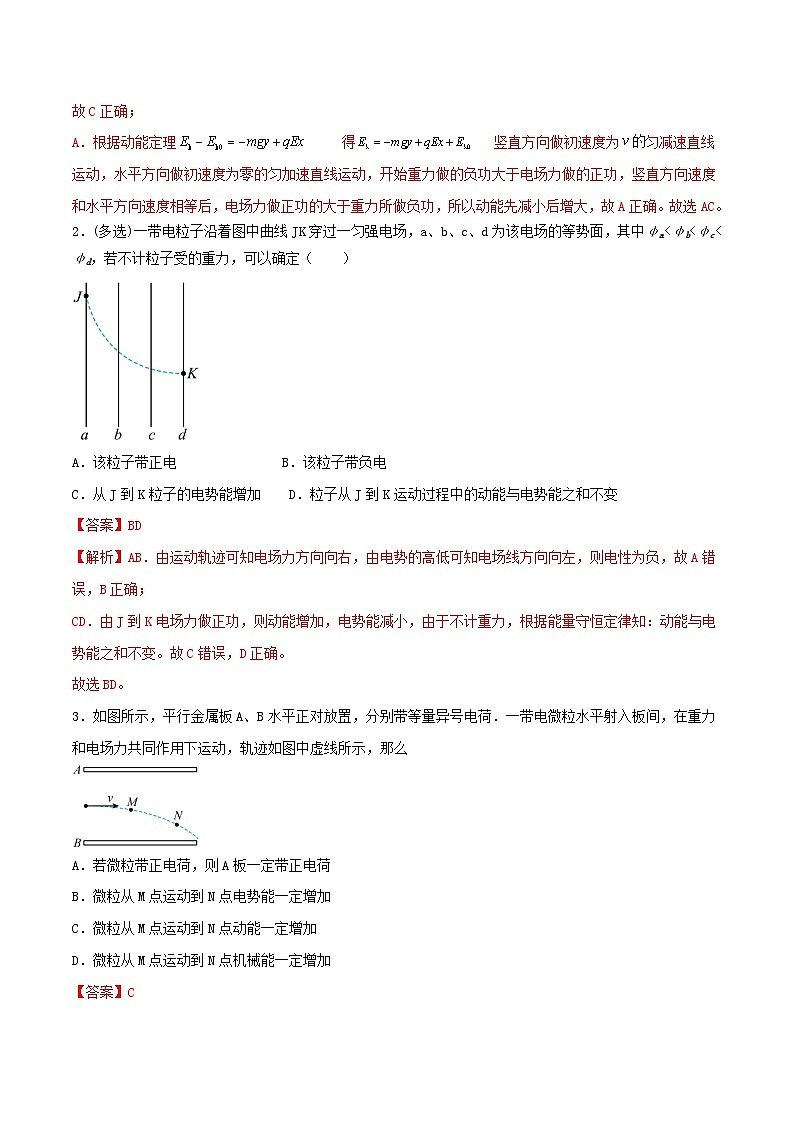 专题56电场中功能关系的综合应用（解析版）第2页