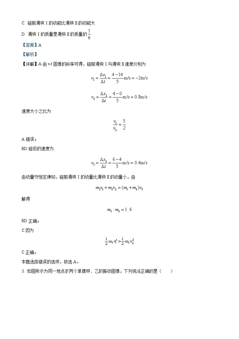 湖南省益阳博雅高级中学2023-2024学年高二上学期期末考试物理试题（原卷版+解析版）02