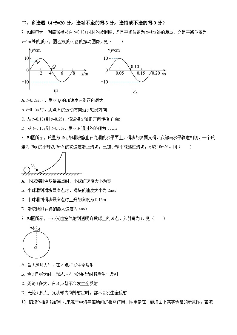 湖南省益阳博雅高级中学2023-2024学年高二上学期期末考试物理试题（原卷版+解析版）03