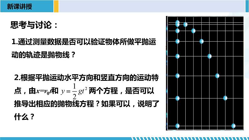 人教版2019必修第二册高一物理同步备课精编优选课件 5.3实验：探究平抛运动的特点 （课件））08