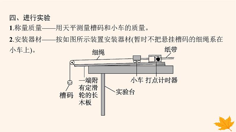 备战2025届新高考物理一轮总复习第3章运动和力的关系第6讲实验探究加速度与物体受力物体质量的关系课件第6页