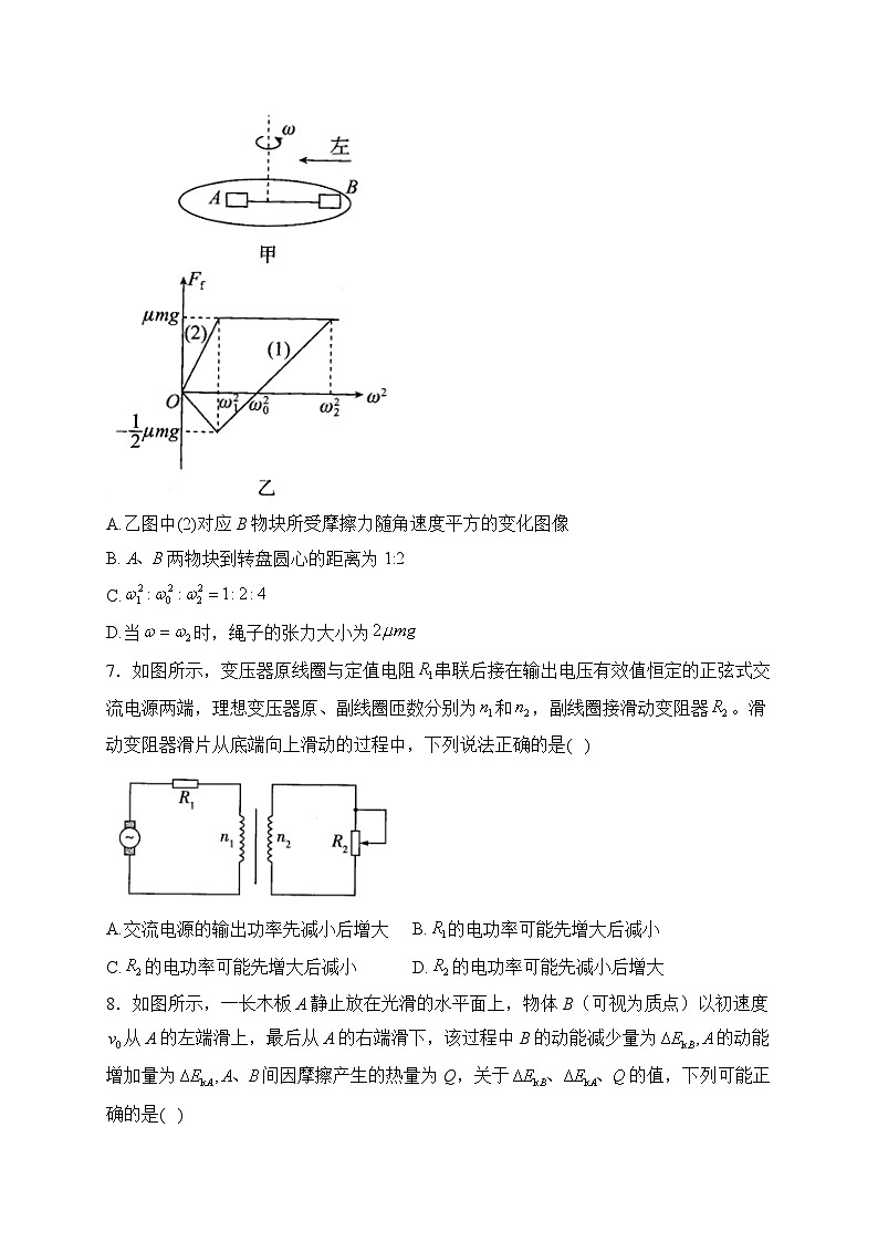 2024届新高考物理精英模拟卷 【山东版】第3页