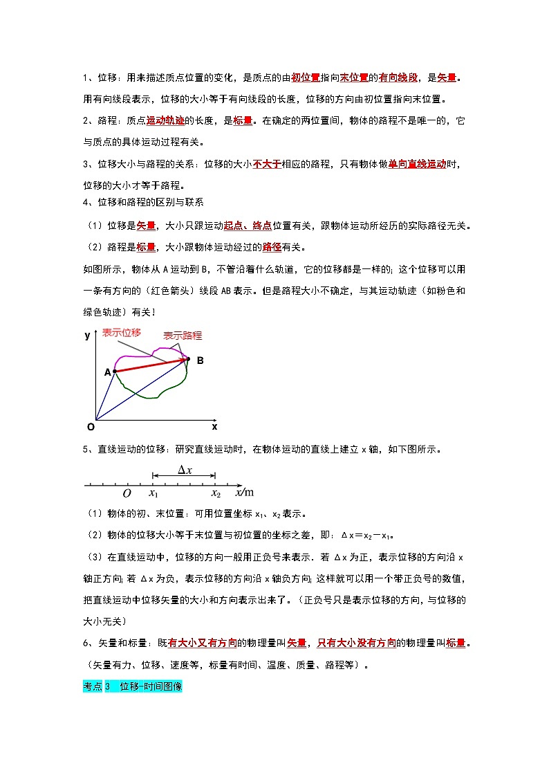 1.2时间 位移（考点解读）（解析版）第2页