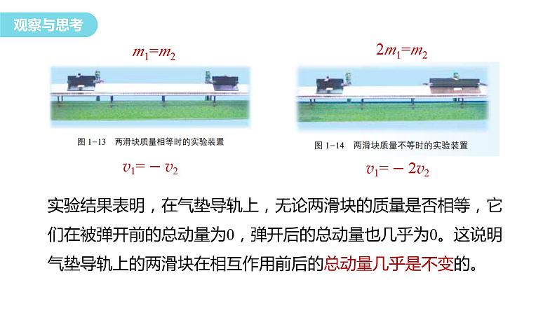 2023-2024学年鲁科版（2019）选择性必修第一册 1.2 动量守恒定律及其应用(一)  课件04