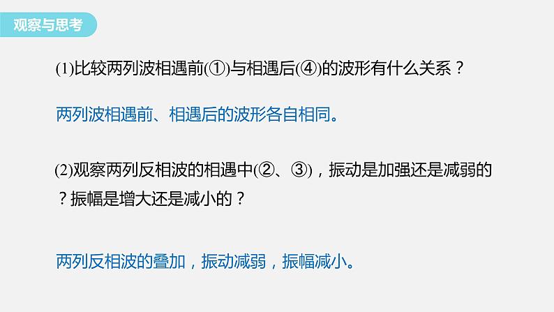 3.3+波的干涉和衍射+课件-2023-2024学年高二上学期物理鲁科版（2019）选择性必修第一册第6页