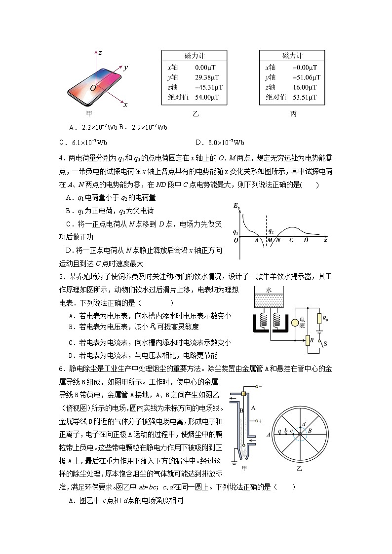 四川省雅安市天立教育集团2023-2024学年高二下学期开学考试物理试卷（Word版附答案）02