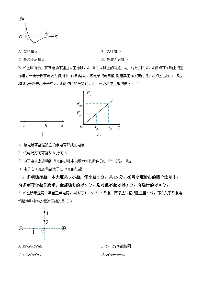 重庆市2023-2024学年高一下学期3月月考物理试题（原卷版+解析版）03