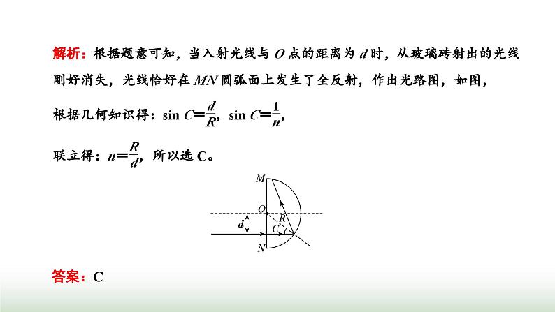 粤教版高中物理选择性必修第一册第四章光及其应用章末小结与素养评价课件08