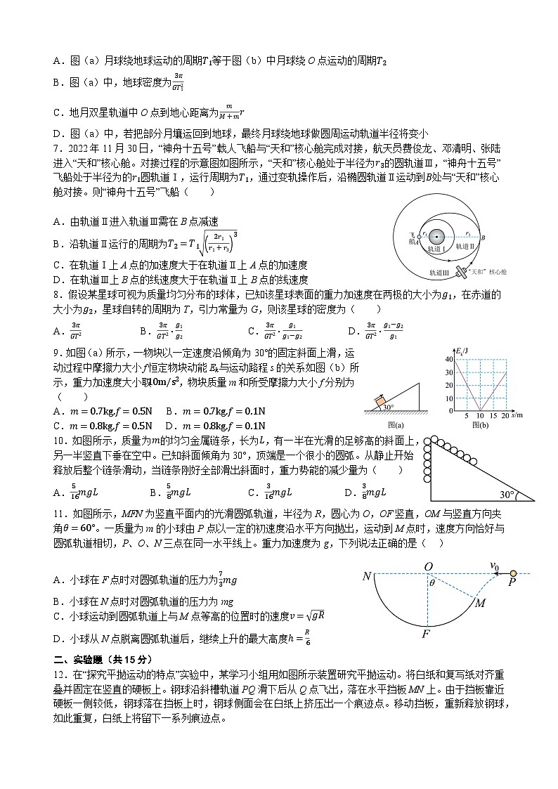 2024常州一中高一下学期3月月考试题物理含解析第2页