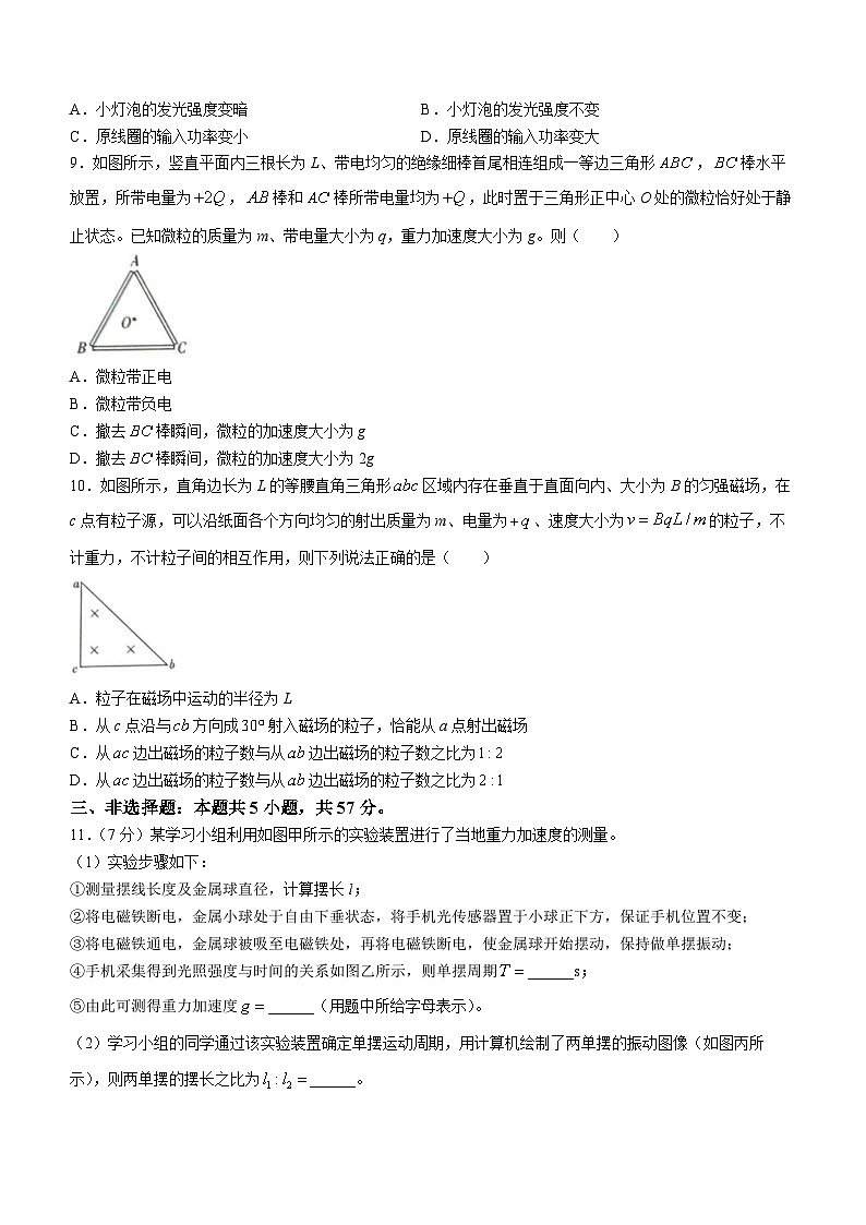 2024届重庆市南开中学高三下学期3月月考试题 物理 （解析版）第3页