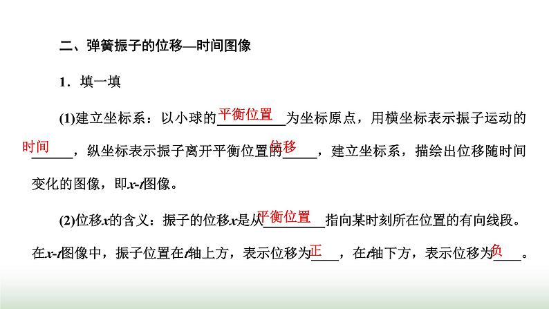 人教版高中物理选择性必修第一册第二章机械振动第一节简谐运动课件第4页