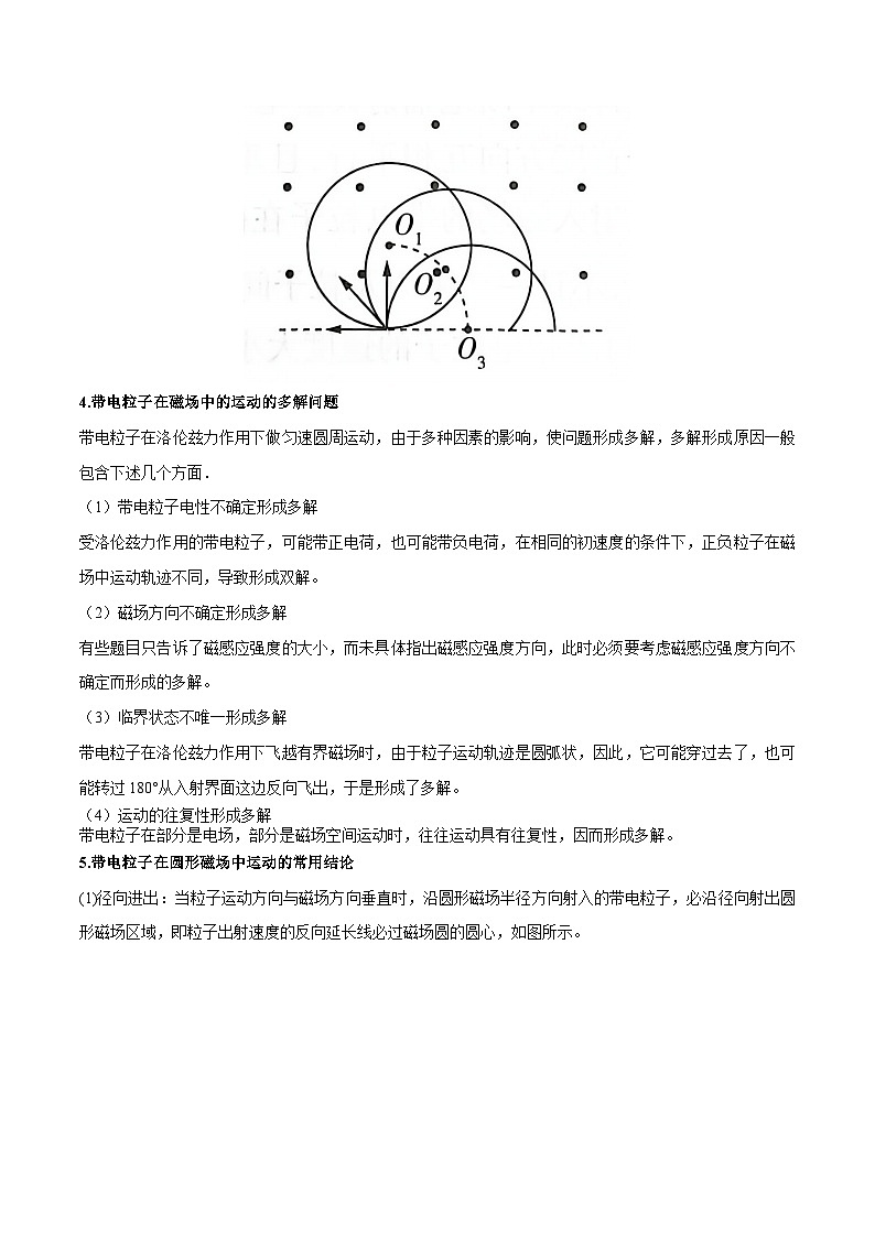 高考物理分题型多维刷题练专题11带电粒子在磁场中的运动(原卷版+解析)第3页
