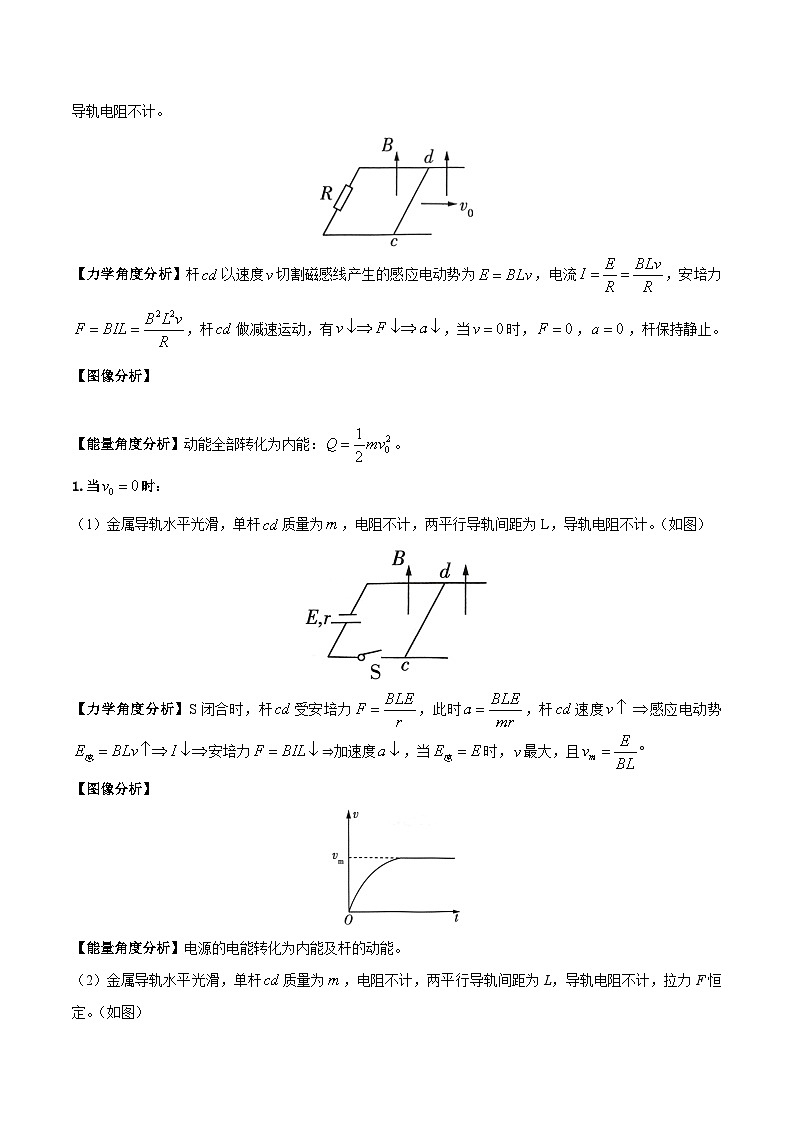 高考物理分题型多维刷题练专题16电磁感应中的杆与导轨问题(原卷版+解析)02