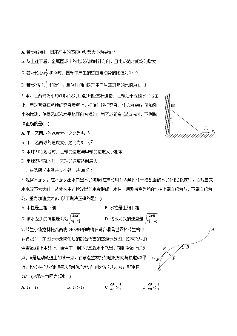 2024年陕西省西安工大附中高考物理适应性试卷（七）（含解析）第2页
