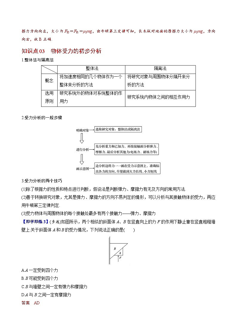 第3课 牛顿第三定律-高一物理同步精品讲义（人教必修第一册 ）03