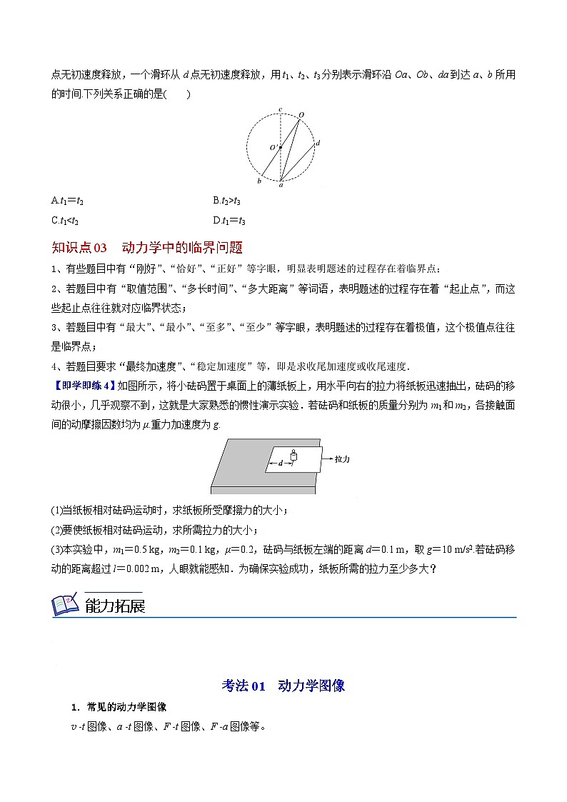 第5课 牛顿运动定律的应用-高一物理同步精品讲义（人教必修第一册 ）03