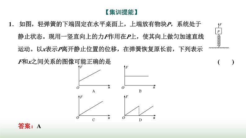 人教版高中物理必修第一册第四章运动和力的关系习题课四动力学中的三类常见题型课件第8页