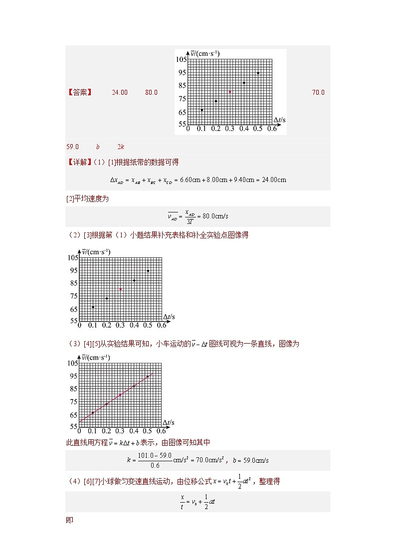 专题17 力学实验 (解析版)第3页