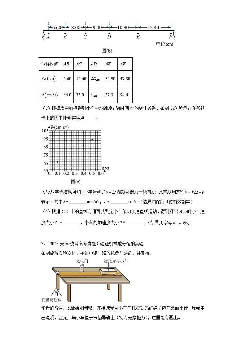 专题17 力学实验 (原卷版)第2页