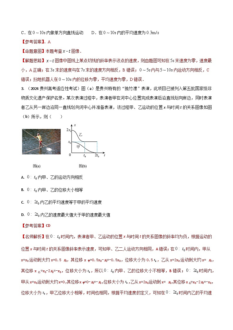 精练2运动图像（解析版）第2页