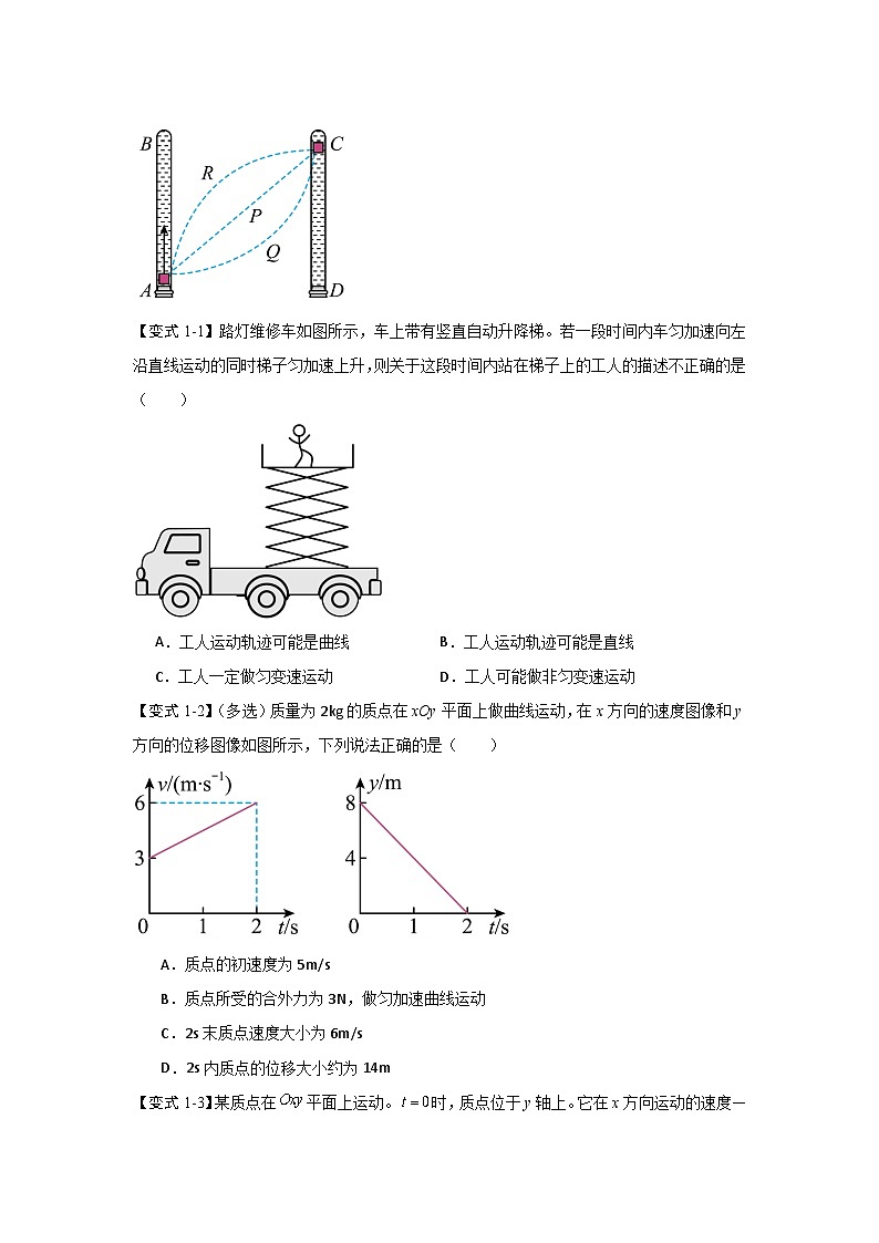 5.2运动的合成与分解（知识解读）（原卷版）第3页