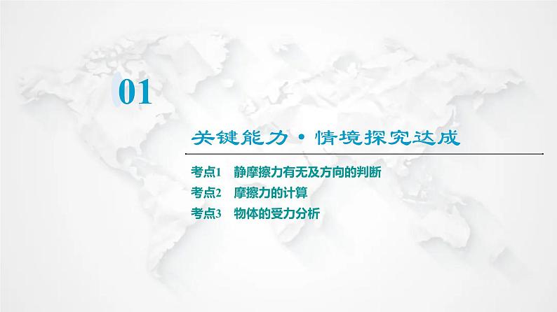 粤教版高中物理必修第一册第3章素养培优课2物体受力分析课件+学案03