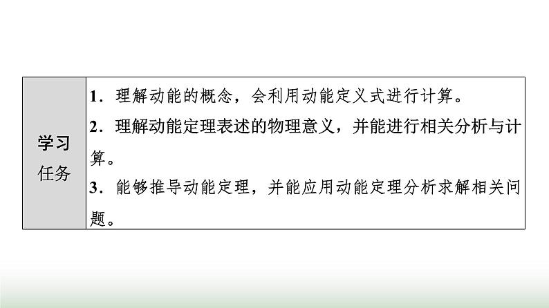 人教版高中物理必修二第8章3动能和动能定理课件02