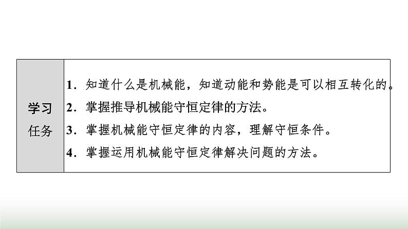 人教版高中物理必修二第8章4机械能守恒定律课件第2页