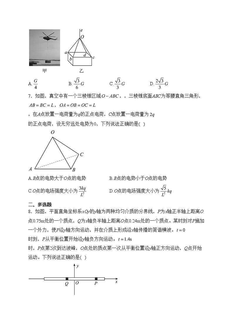 贵州省2024届高三下学期模拟预测信息卷物理试卷（一）(含答案)03
