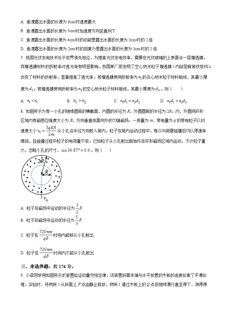 2024届新疆维吾尔自治区乌鲁木齐地区高三下学期第二次质量监测（二模）理综试题-高中物理（原卷版+解析版）03
