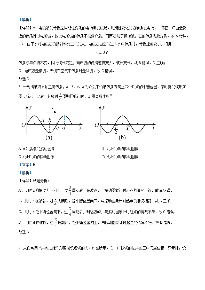 河北省保定市唐县第一中学2023-2024学年高二下学期3月月考物理试题（原卷版+解析版）02
