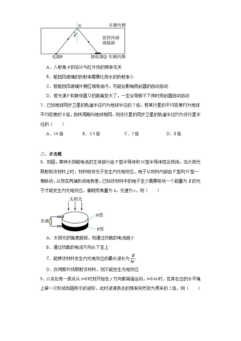 2024届辽宁省鞍山市普通高中高三下学期第二次质量监测（二模）物理试题及答案03