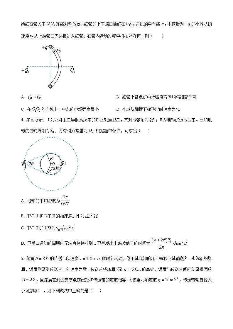 辽宁省三校联考2023-2024学年高三下学期3月月考物理试卷（原卷版）第2页