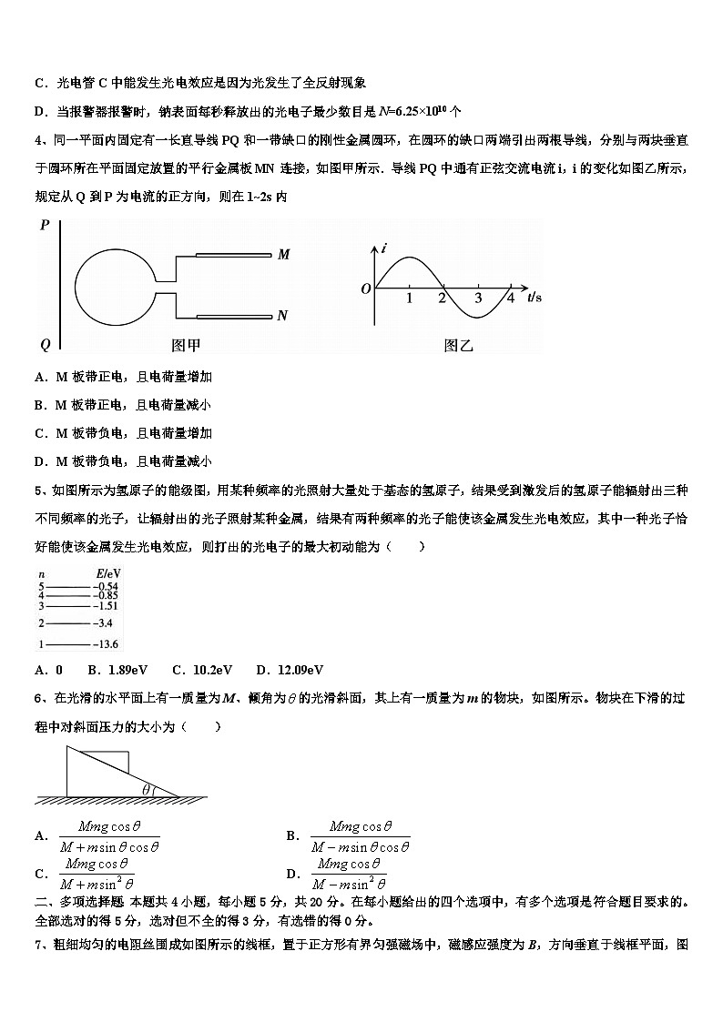 2024届天津市重点中学高三3月物理测试试卷第2页