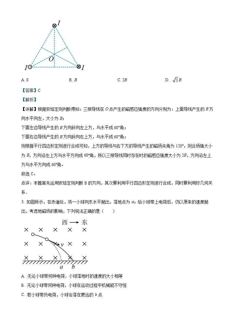 四川省眉山市彭山区第一中学2023-2024学年高二下学期4月月考物理试题（原卷版+解析版）02
