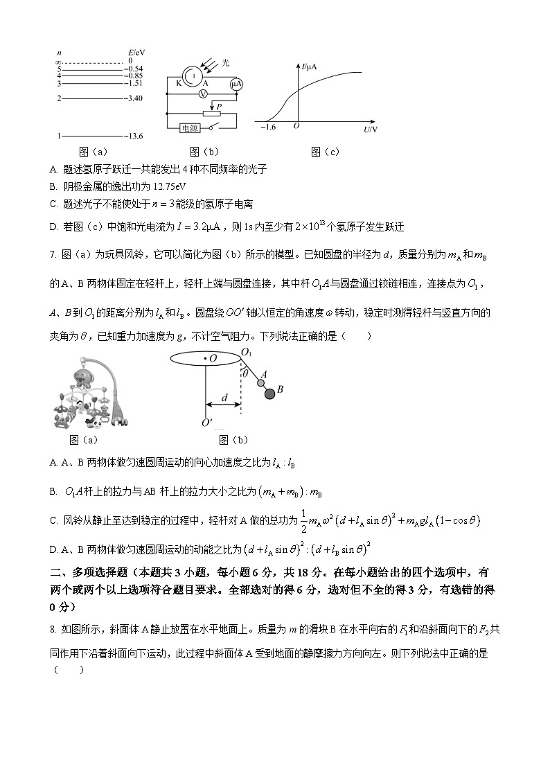 2024届河北省承德市部分高中高三下学期二模物理试题03