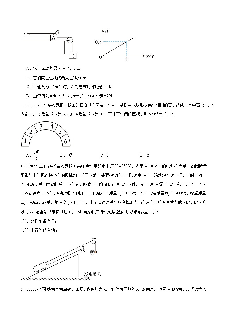 专题02 连接体模型（原卷版）第2页
